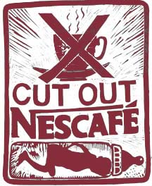 Cut out Nescafé