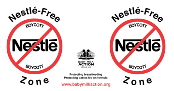 Nestle-Free Zone mug