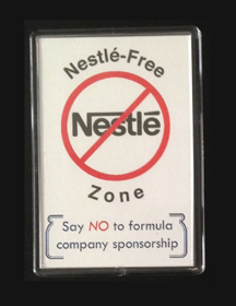 No Nestle sponsorship magnet