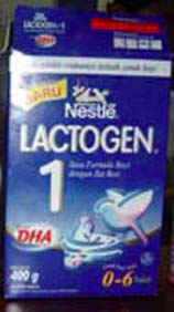 Nestle formula sample