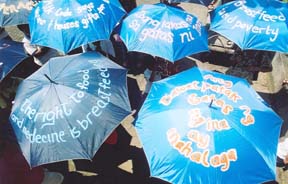 Philippines umbrella slogans