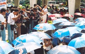 Manila park demonstration